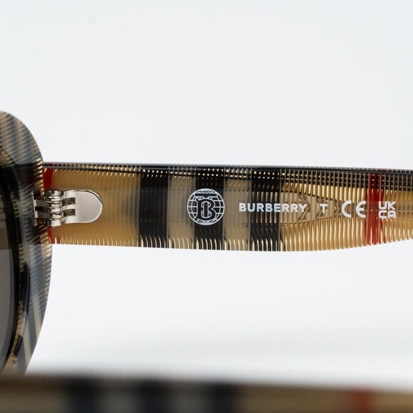 Burberry KIDS Sunglasses Vintage Brown Oval JB4339 377873 NEW AUTHENTIC - Picture 9 of 13